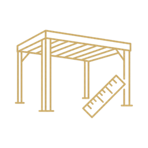 Pergola bois - Horizon charpentes - Bassin d'Arcachon (33)